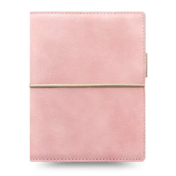 Kapesní diář Filofax Domino Soft A7 - pastelově růžová