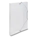 Box na dokumenty Transparent, A4, hřbet 30 mm - průhledné