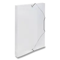 Box na dokumenty Transparent, A4, hřbet 30 mm - průhledné