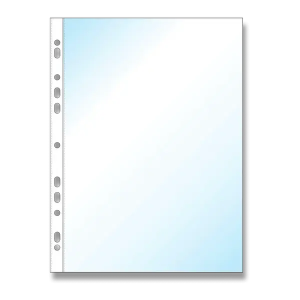 Zakládací obal Economy U A4, 100 ks - transparentní, matný