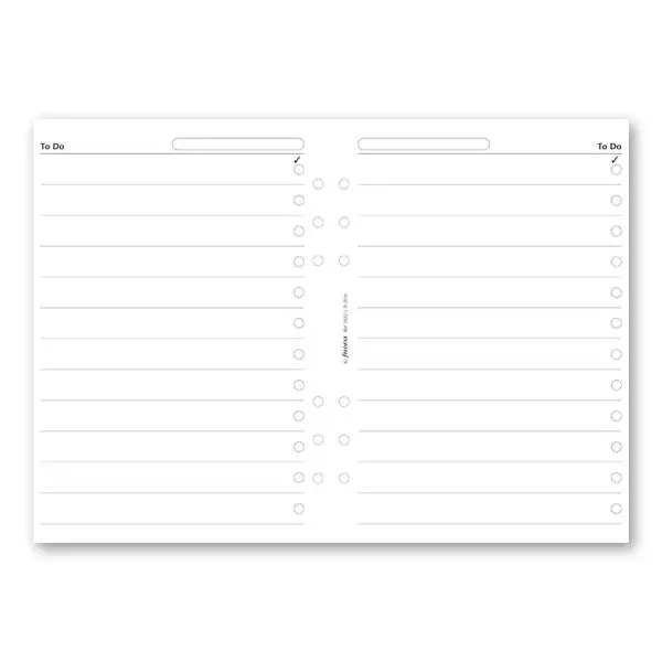 Seznam úkolů náplň A5 k diářům Filofax