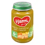 HAMI Příkrm masovo-zeleninový Pyré hráškovo-kukuřičné s telecím masem (200 g)