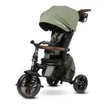 QPLAY Tříkolka Comfo Max Olive Green, 8 v 1, věk 10-72 měsíců