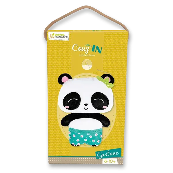 Kreativní sada Avenue Mandarine Dětské šití - panda Gustave