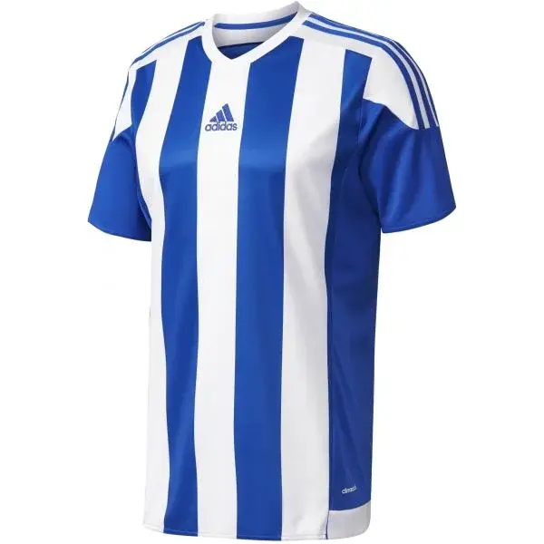 adidas STRIPED 15 JSY JR Chlapčenský futbalový dres, modrá, veľkosť