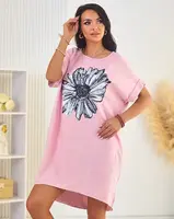 Resti Women's oversize dress with flower