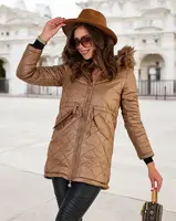 Resti Women's double-sided jacket in brown