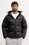 Péřová bunda Puma černá barva, zimní, 688382