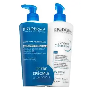 Bioderma Atoderm vyživující krém Ultra-Nourishing Moisturising Cream 2 x 500 ml