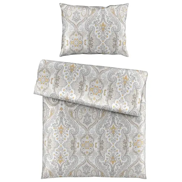 Esposa POVLEČENÍ, satén, šedá, 140/200 cm