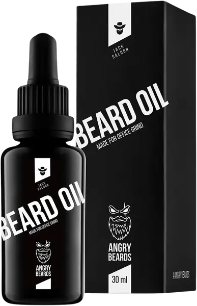 ANGRY BEARDS Olej na vousy, Jack Saloon 30 ml