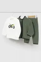 Kojenecká tepláková souprava Mayoral 3-pack