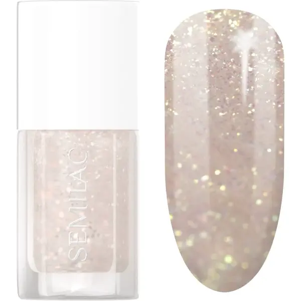 Semilac Glitter Nails třpytivý lak na nehty odstín 040 Mermaid Glaze 7 ml