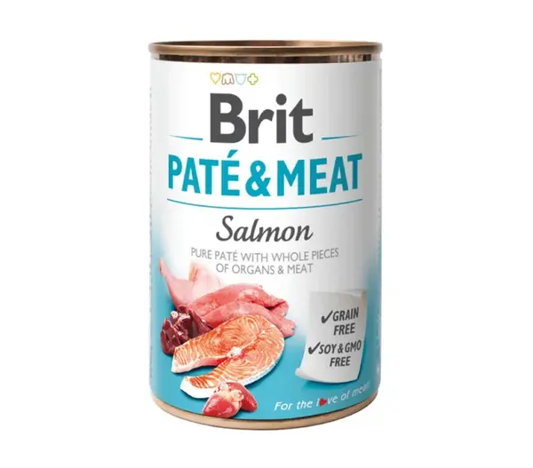 Brit konzerva Paté & Meat Salmon 400 g