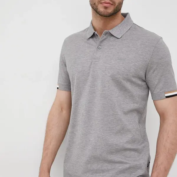 Bavlněné polo tričko BOSS Parlay 147