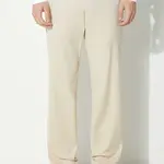 Kalhoty Norse Projects Aros Regular Organic pánské, béžová barva, jednoduché, N25.0368.2064