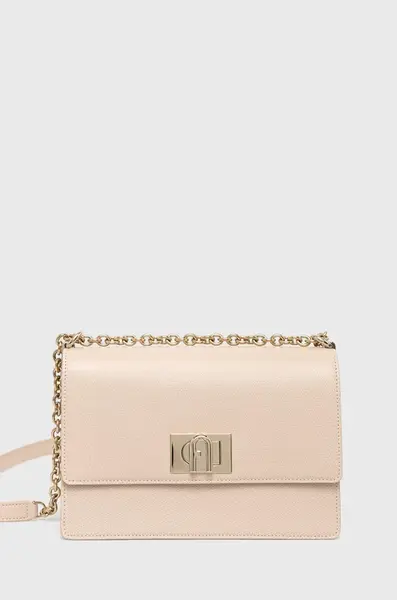 Kožená kabelka Furla