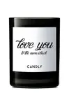 Vonná sójová svíčka Candly Love you to the moon and back 250 g