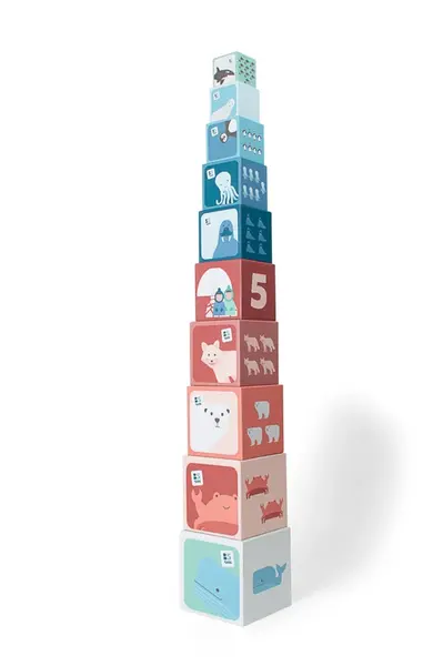 BS Toys Stohovací pyramida - čísla