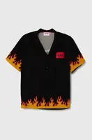 Dětská bavlněná košile HUGO