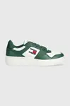 Kožené sneakers boty Tommy Jeans TJM RETRO BASKET ESS