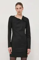 Šaty Trussardi černá barva, mini