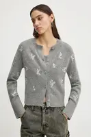 Svetr Abercrombie & Fitch dámský, šedá barva, lehký, KI150-4293