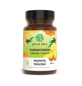 Green idea Gummygreen Kurkuma + Zázvor 60 ks