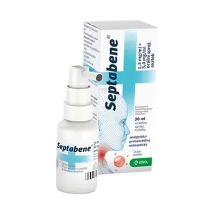 Septabene 1,5 mg/ml + 5,0 mg/ml orální sprej 30 ml