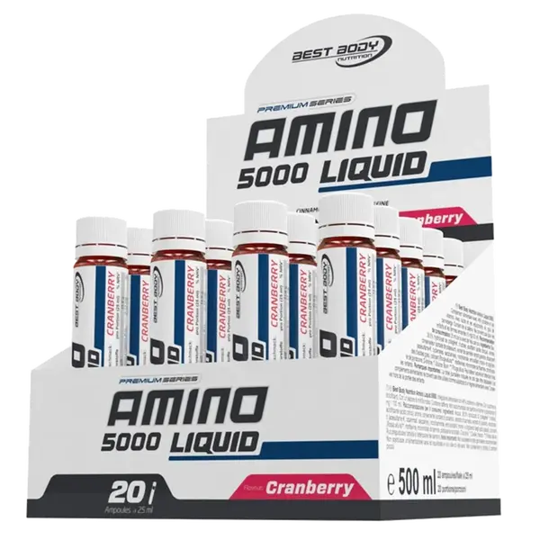 Best Body Amino liquid 5000 20 x 25ml - brusinka