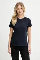 Bavlněné tričko BOSS Orange C Esogo 1 dámské, fialová barva, 50506973