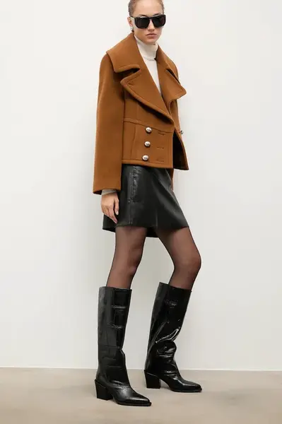 Kožené kozačky Answear.LAB