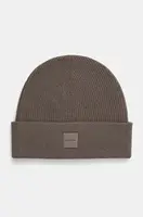 Vlněná čepice Calvin Klein hnědá barva, K60K612584