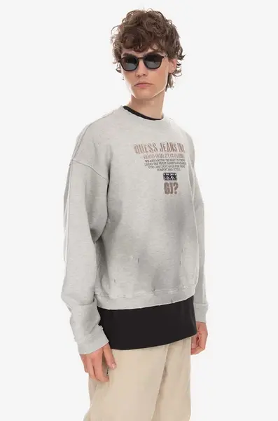 Bavlněná mikina Guess USA Crewneck Sweatshirt
