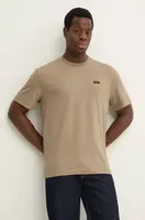 Bavlněné tričko Calvin Klein šedá barva