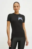 Tričko Versace Jeans Couture černá barva, 78HAHC07 CJ02C