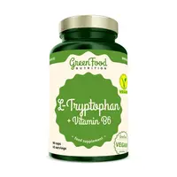 GreenFood Nutrition L-Tryptophan + Vitamin B6 90 kapslí
