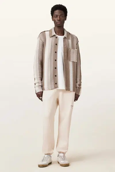 Bavlněné tepláky AllSaints UNDRGRND šedá barva, M031TB