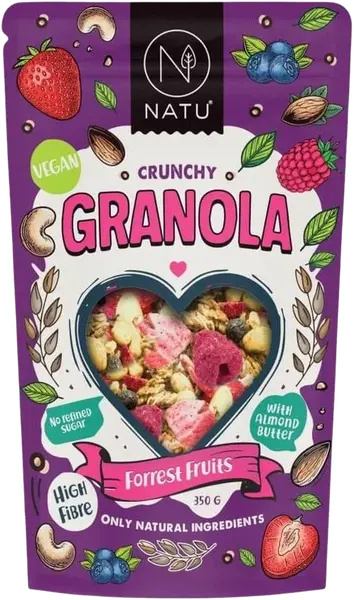 NATU Granola Lesné plody 350 g