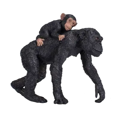 Šimpanz s mládětem