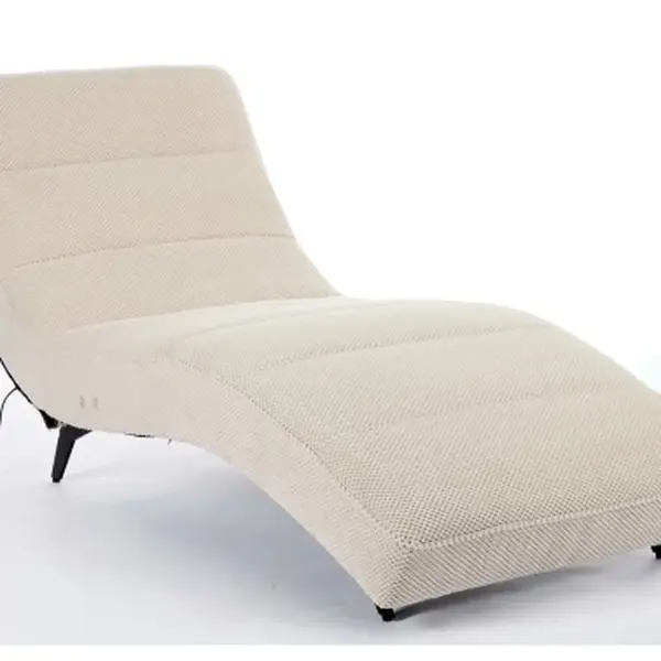 Relaxační lehátko s elektrickým polohováním Monaco, béžová látka