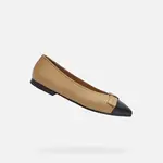 Beige women's ballet flats Geox Millianee - Women's