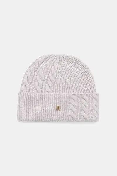 Čiapka s prímesou vlny Tommy Hilfiger