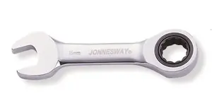 Klíče očkoploché s ráčnou, krátké, velikosti 8-19 mm - JONNESWAY Velikost: 11 mm