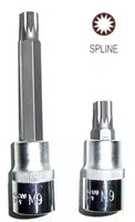 Zástrčná hlavice XZN (Spline), 1/2", velikost M10, délka 100 mm - JONNESWAY S64H4210 Velikost: M6