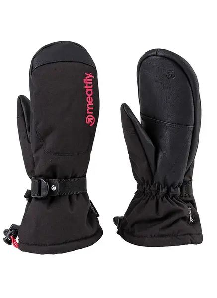 Meatfly dámské rukavice Manson Black | Černá | Velikost M