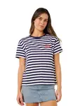 Rip curl dámské tričko Pacific Relaxed Tee Dark Navy | Modrá | Velikost L | 100% bavlna