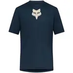 Fox RANGER SS JERSEY FOX HEAD Pánsky dres na bicykel, tmavo modrá, veľkosť