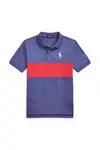 Polo tričko Polo Ralph Lauren tmavomodrá barva, 323971296001