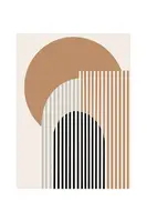 Grafika na akrylovém skle a.i art HARTMAN Geometric Abstract 09, 30 x 40 cm